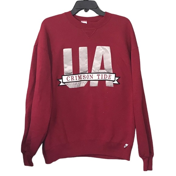 Vintage Alabama Crimson Tide Russell Athletic Made in USA Crewneck Sweatshirt - Picture 1 of 3